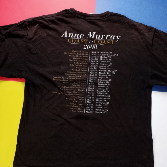 m&O Other - Anne Murray Coast to Coast 2008 Tour Shirt
